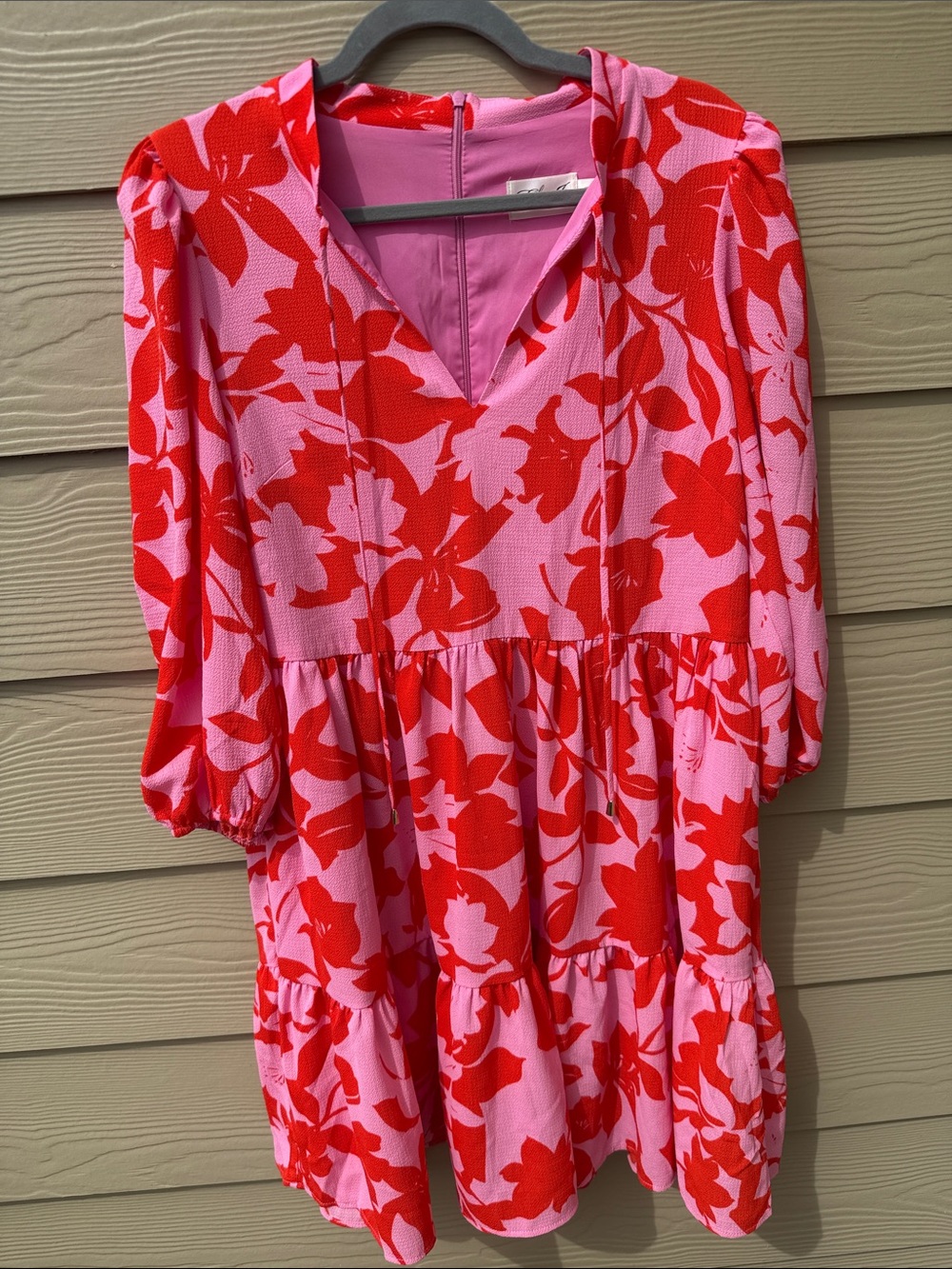 EUC Eliza J Tiered Floral Dress